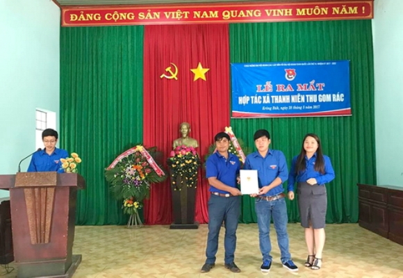 Lễ ra mắt HTX thanh niên Chư Pơng, huyện Krông Búk  ngày 28/5/2017